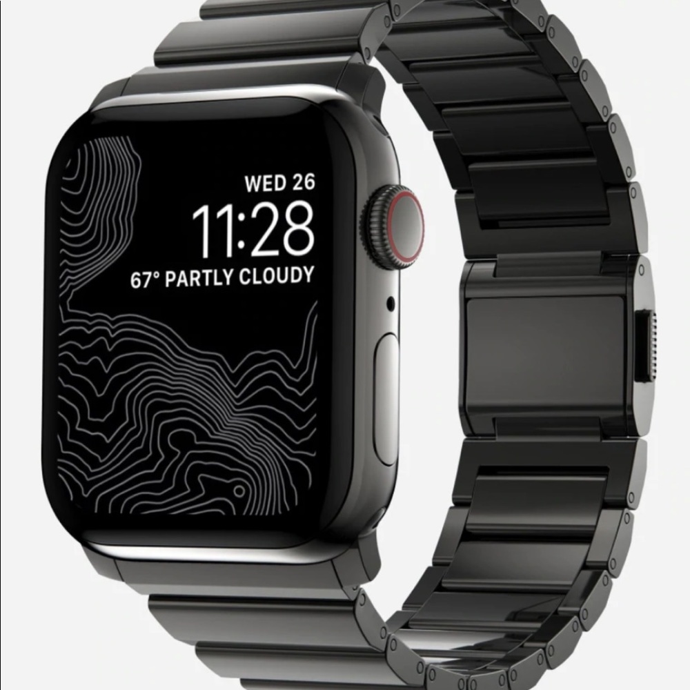 Nomad 44Mm/42mm STEEL Apple Watch BAND | GRAPHITE